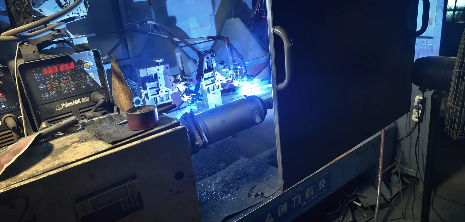Compressor part welding process