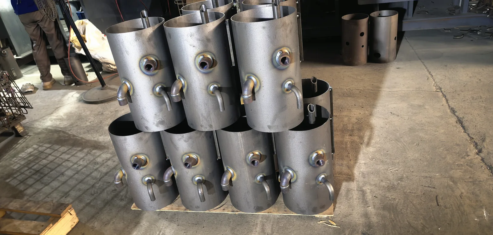 Air compressor connector parts and machined fittings for spare parts sourcing